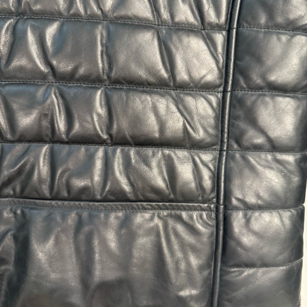 ALEXANDER WANG X H&M LEATHER BOMBER JACKET - Picture 6 of 11